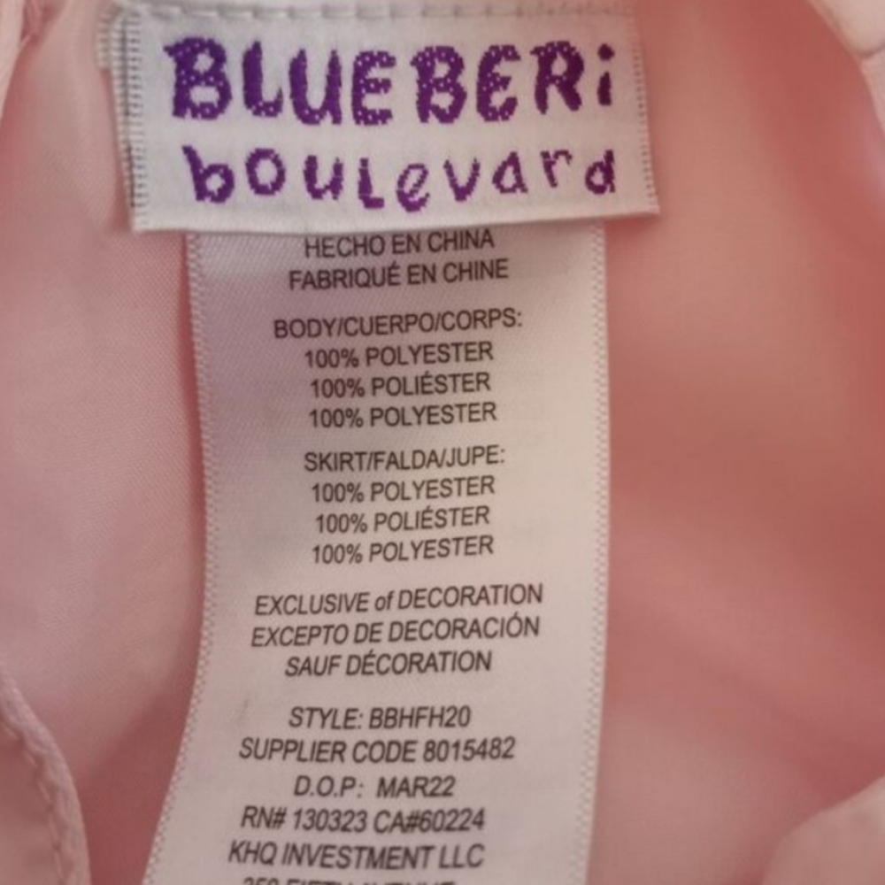 Blueberi Boulevard Pink & Delia's Girl Dress Bundle Sz.6-9 Months EUC - Picture 6 of 8